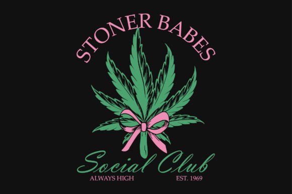 Coquette Bow Cannabis Weed Sublimation