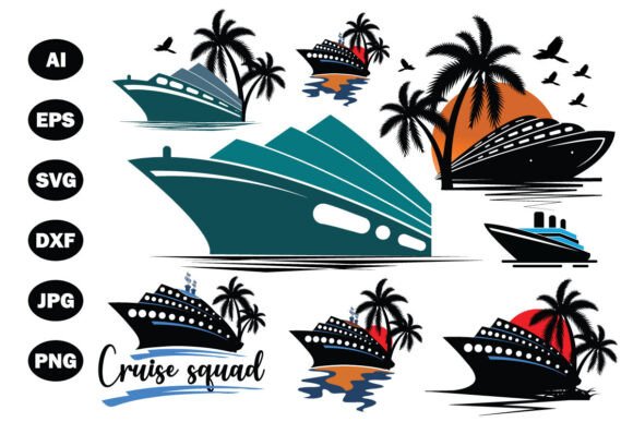 Cruise Ship Vector Art Bundle Review