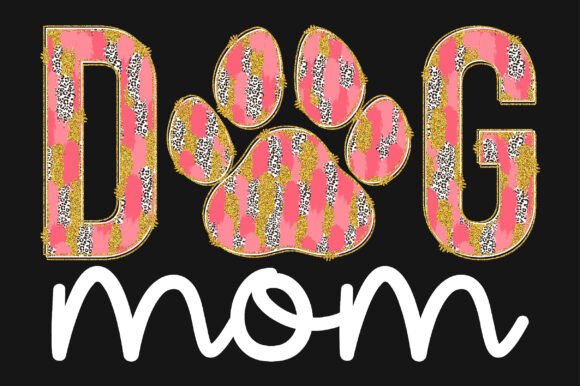 Dog Mom Brush Stroke Paw Sublimation Review