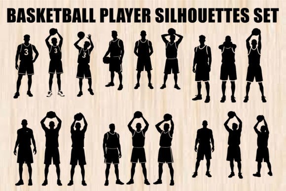 Dynamic Silhouettes of Basketball Stars