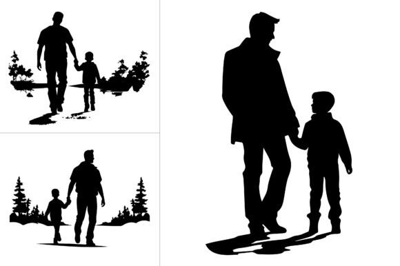 Father and Son Silhouette Review