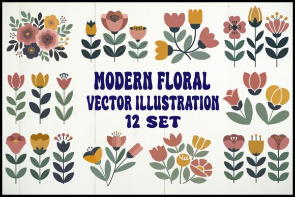 Modern Floral Vector Illustration: A Designer’s Review