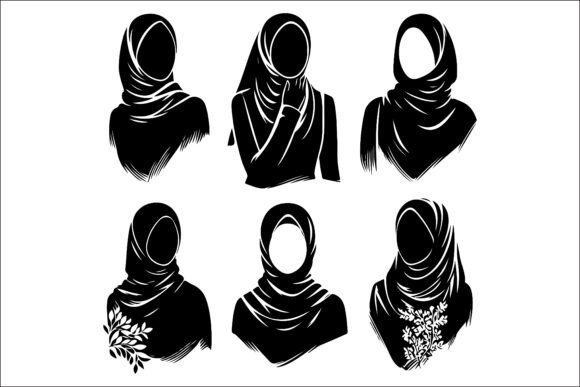 Muslim Woman Clipart Hijab Silhouette Review